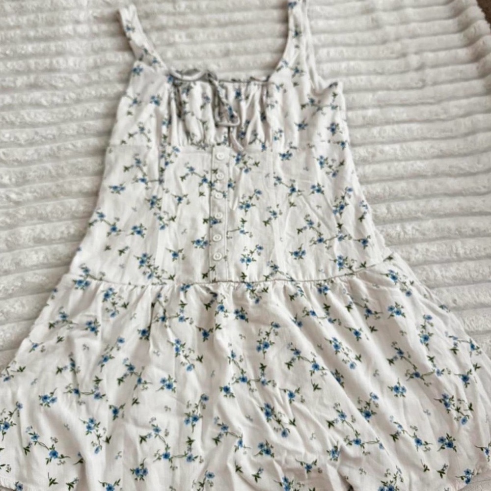 Target White Floral Mini Dress